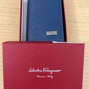 Men's Salvatore Ferragamo Blue Leather Wallet